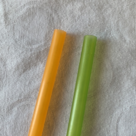 Cool Gear Insulated Drinkware Pineapple & Cactus w/Straw - Picture 5 of 8